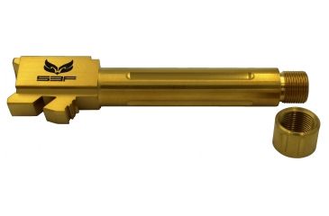 Image of S3F G19T/FTIN Glock 19 9mm 4.0 Gold, Threaded/Fluted