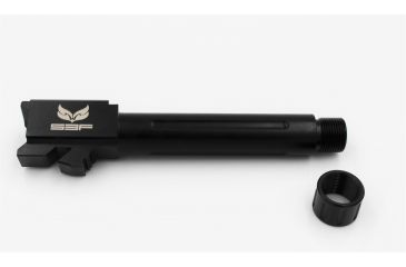 Image of S3F Solutions Glock 26 Drop in Match Grade Barrel Fluted, Black Nitride, Black S3FG26FBN