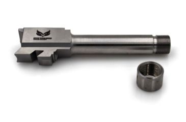 Image of S3F Solutions Glock 43 Drop In Match Grade Barrel Fluted, 416R Stainless Steel, Stainless, S3FG43FSS