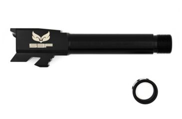 Image of S3F Solutions Glock 43 Drop In Match Grade Barrel Fluted, Black Nitride, Black, S3FG43FBN