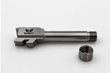 Image of S3F Solutions Glock 43 Drop In Match Grade Barrel Threaded/ Fluted, 416R Stainless Steel, Stainless, S3FG43T/FSS