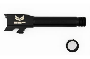 Image of S3F Solutions Glock 43 Drop In Match Grade Barrel Threaded/ Fluted Black Nitride, Black, S3FG43T/FBN