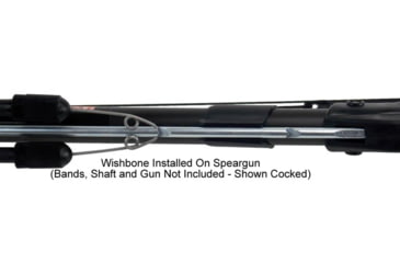 Image of SA Sports Outdoor Gear Drophog Euro Style Threaded Standard Curved Wishbone Fishing Tool, Silver, Universal Euro, 765