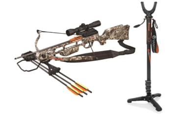 Image of SA Sports Outdoor Gear Fever Crossbow Pkg., Muddy Girl, 626 W/ Vanguard Veo Shooting Stick