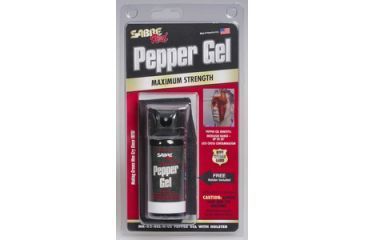 Image of Sabre 1.8 oz Flip-Top w/Holster - GEL, Black MK-3-GEL-H-US