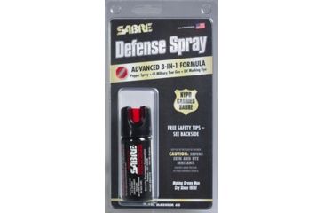 Image of Sabre 2.00 oz Magnum 60 Advanced 3-in-1 Formula Defense Spray, Black M-60