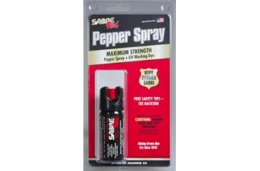 Image of Sabre 2.00 oz Magnum 60 Maximum Strength Defense Spray, BLACK M-60-OC