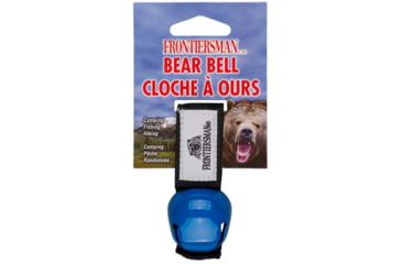 Image of Sabre Frontiersman Bear Bell W/ Velcro Strap, Blue - BB-01-BL
