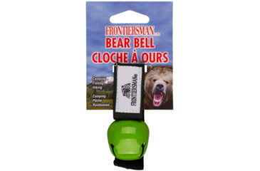 Image of Sabre Frontiersman Bear Bell W/ Velcro Strap, Green - BB-01-GR