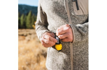 Image of Sabre Frontiersman Bear Bell W/ Velcro Strap, Yellow - BB-01-YW