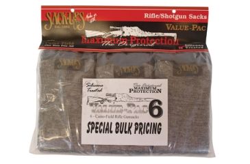 Image of Sack-Ups Value-Pac Camo Field 6 per Pack Camouflage Grey 52 Inch 109
