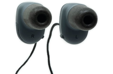 Image of Saf-T-Ear Electronic Hearing Protection SafetyBuds, 25dB NRR, Gray/Yellow, ERSTE-BUDS