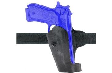 Image of Safariland 007 Competition Holster, Trigger Guard Retention - Tactical Black, Left Hand 007-083-122