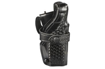 Image of Safariland SS III 070 Mid-Ride Level-III Retention, S&amp;W M&amp;P 40 w/Safety, Basket Weave Black, Right Hand 070-619-181