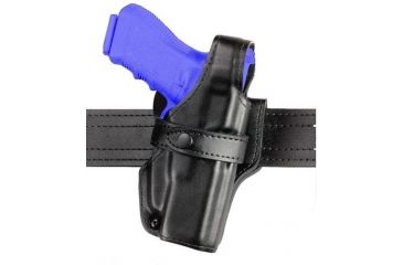 Image of Safariland 070 Duty Holster, SSIII Mid-Ride, Level III Retention - Plain Black, Left Hand 070-73-162