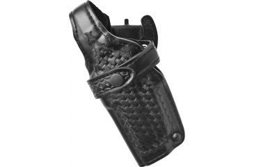 Image of Safariland 070 Mid-Ride LV3 Duty Holster, Left, Basket Black - Beretta 92