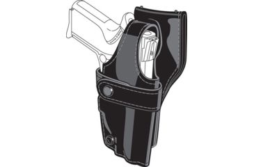 Image of Safariland 0705 Duty Holster, SSIII Low-Ride, Level III Retention - Basket Black, Left Hand 0705-73-182