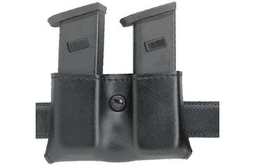 Image of Safariland 079 Concealment Magazine Holder, Snap-On, Double - Plain Black, Ambidextrous 079-83-6