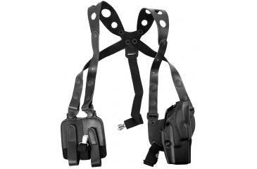 Image of Safariland 1060 Shoulder Holster, Plain Black, Right Hand - Sig P230 - 1060-85-1-21