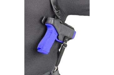 Image of Safariland 1060 Shoulder Holster System - Plain Black, Left Hand 1060-53-1-22