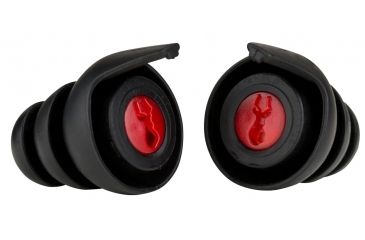 Image of Safariland 1218591 In-Ear Impluse Hearing Protection Earplugs 33 DB Black/Red