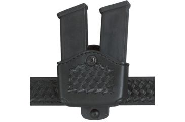 Image of Safariland 177 Magazine Holder, Adjustable Belt Loop, Double - Basket Black, Right Hand 177-53-181-150