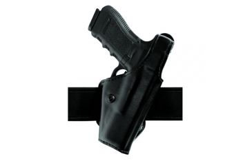 Image of Safariland 2 Hi-Ride, Level I Retention Holster - Plain Cordovan, Right Hand 2-20-051-2R