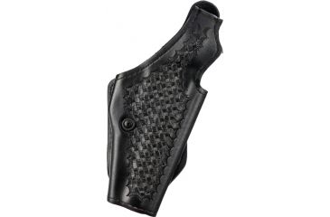 Image of Safariland 2 inHi-Ridein, Level I Retention Holster - Basket Black, Right Hand 2-23-81-2R