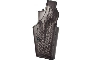 Image of Safariland 200 inTop Gunin Mid-Ride, Level I Retention Holster - Cordovan Basketweave R Hand 200-69-071