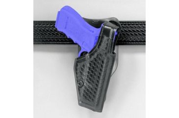 Image of Safariland 2005 ''Top Gun'' Low-Ride, Level I Retention Holster - Hi Gloss Black, Right Hand 2005-82-91