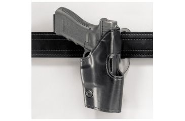 Image of Safariland 295 Mid-Ride Level-II Retention, Beretta 92F Compact, Basket Weave Black, Right Hand, 295-273-81