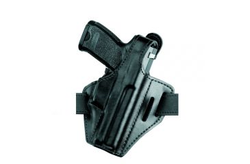 Image of Safariland 328 Belt Holster, Pancake Style - Plain Black, Left Hand 328-93-62