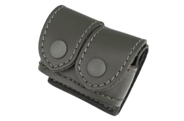 Image of Safariland 340 Speedloader Holder Double, S&amp;W K Frame, STX Tactical OD W/ Black Plastic Snap 340-2-56PBL