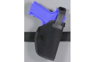 Image of Safariland 4070 ''Hi-Ride'' Thumb Break Holster - Plain Black, Left Hand 4070-01-42