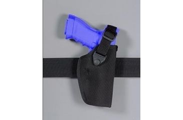 Image of Safariland 4073 Snap Strap Field Holster - Plain Black, Left Hand 4073-55-42
