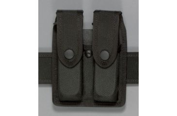 Image of Safariland 4110 Magazine Holder, Double - Plain Black, Ambidextrous