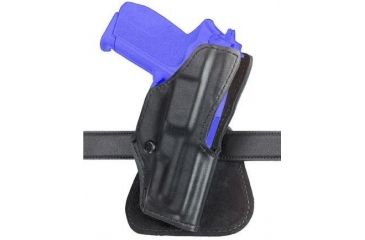 Image of Safariland 5181 Open-Top Paddle Holster - Plain Black, Left Hand 5181-99-62