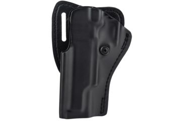 Image of Safariland 5197 Range Series Open Top Mid-Ride w/Flex Belt Slide, Colt Government, Plain Black, Left Hand, 5197-53-412