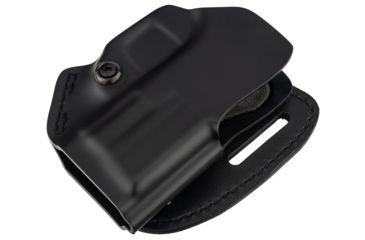 Image of Safariland 5197 Range Series Open Top Mid-Ride w/Flex Belt Slide, Springfield XDS Compact 45, Plain Black, Right Hand, 5197-45-411