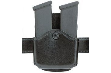 Image of Safariland 572 Concealment Magazine Holder, Paddle, Double - Plain Black, Ambidextrous 572-83-2