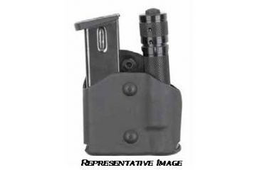 Image of Safariland 574 Magazine Holder and Light Pouch,Paddle,Colt 1911 STX Tactical Black,Right Hand, Black 574-53-131