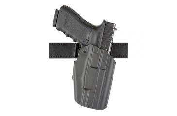 Image of Safariland 579 GLS Pro-Fit Multi-Fit Wide Frame, Standard Slide Belt Clip Holster, Plain Black, Left Hand, 579-750-412