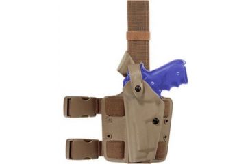 Image of opplanet-Safariland 6004 SLS Tactical Holster - STX FDE Brown, Left Hand 6004-18021-552