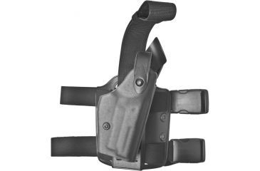 Image of Safariland 6004 SLS Tactical Holster - Tactical Black, Right Hand 6004-174-121