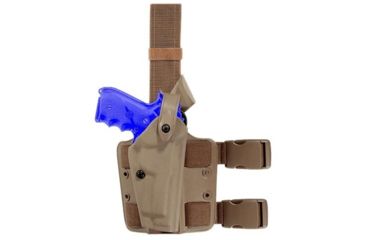 Image of Safariland 6004 SLS Tactical Holster - Tactical Black, Right Hand 6004-219-121