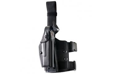 Image of Safariland 6004 SLS Tactical Holster W/ DBL Leg Straps, Sig Sauer P220R, P226R W/ Sf X400 4.42n., STX Tactical, Black, LH 6004-77414-122