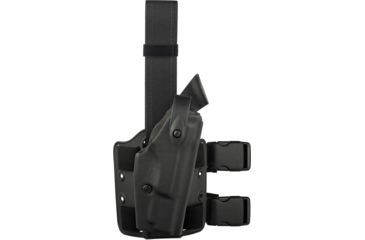 Image of Safariland 6004 SLS Tactical Holster w/Dbl Leg Straps, FNH Five-Seven, STX Tactical, Black, Right Hand, 6004-61-121