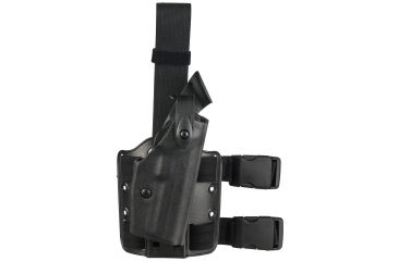 Image of Safariland 6004 SLS Tactical Holster w/Dbl Leg Straps, H&amp;K 45 Full Size, STX Tactical, Black, Right Hand, 6004-393-121