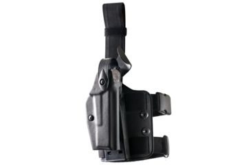 Image of Safariland 6004 SLS Tactical Holster w/Dbl Leg Straps, H&amp;K .45 Cocked &amp; Locked w/SF X200/X300 4.53in., STX Tactical, Black, Right Hand, 6004-3930-121