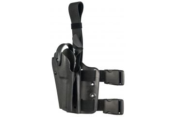 Image of Safariland 6004 SLS Tactical Holster w/Dbl Leg Straps, S&amp;W L-Frame 4in., STX Tactical, Black, Right Hand, 6004-21-121